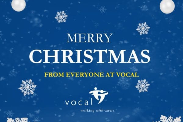 Text reads: merry Christmas from everyone at Vocal!