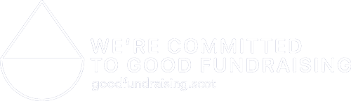 We are committed to good fundraising logo